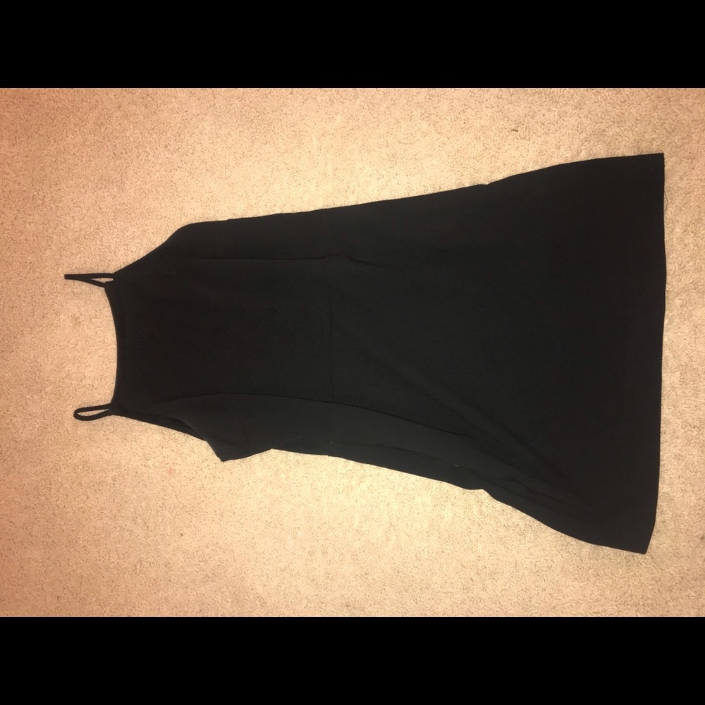 Black formal dress. Worn once